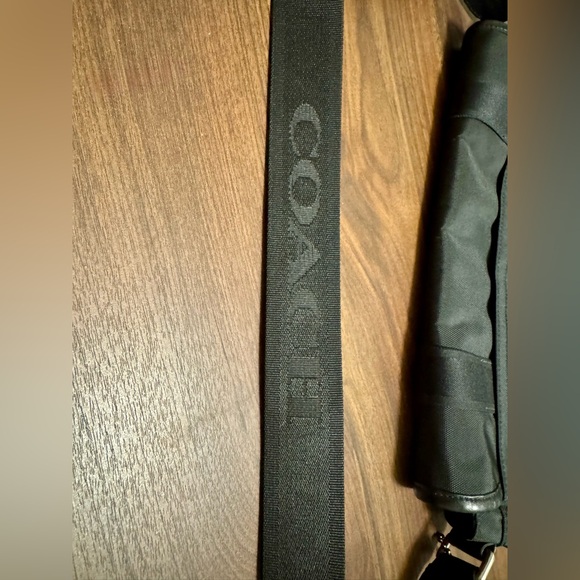 Coach Voyager Black Nylon Messenger Bag / Shoulder Laptop Bag - Picture 11 of 13